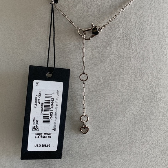 Kate Spade ♠️ CZ Necklace and Earrings Bundle - Picture 6 of 7